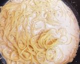 マスカルポーネ豆乳の生姜クリームパスタ作り方4写真