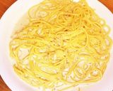 マスカルポーネ豆乳の生姜クリームパスタ作り方5写真