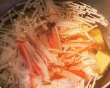えのきと豆腐のスープ作り方2写真