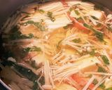 えのきと豆腐のスープ作り方3写真