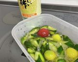 トマトとキュウリのマリネ作り方1写真