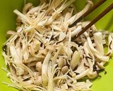 きのこと塩昆布のレンチン酒蒸し作り方4写真