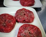100%BEEFのチーズバーガー!作り方7写真