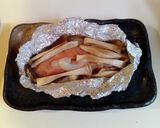 簡単！からすかれい味醂干しのホイル焼き作り方3写真