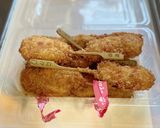 お惣菜の揚げ物をカリッと温める。作り方1写真