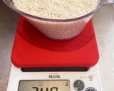 経糸用の糊作り方1写真