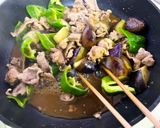 ナスと豚肉のコチュ味噌炒め作り方4写真