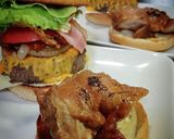 100%BEEFのチーズバーガー!作り方12写真