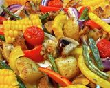 鶏とたっぷり野菜のオーブン焼き作り方8写真