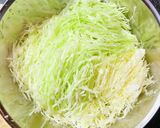 キャベツ大量消費 『我が家のサラダ』作り方3写真