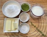 抹茶クリームたっぷりの抹茶パン作り方1写真