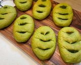 抹茶クリームたっぷりの抹茶パン作り方8写真