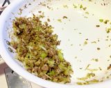 ご飯のお供(瓶詰め)挽肉、白葱、しめじ作り方4写真