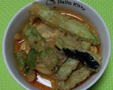 【男飯】【麺神】ピリ辛麺を夏野菜で作り方19写真