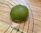 焼き上がりが秋を感じる抹茶のメロンパン作り方9写真