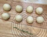 焼き上がりが秋を感じる抹茶のメロンパン作り方7写真