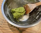 焼き上がりが秋を感じる抹茶のメロンパン作り方3写真