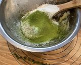 焼き上がりが秋を感じる抹茶のメロンパン作り方2写真