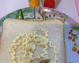 簡単ヘルシーキャベ玉トマトチーズトースト作り方1写真