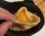 余った味付け稲荷揚げで！卵巾着と餅巾着作り方6写真