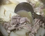 豚肉と大根と豆腐の煮物作り方5写真