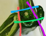飛び散らないピーマンの種取り作り方3写真