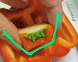 飛び散らないピーマンの種取り作り方6写真