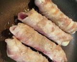 お弁当に☆豚バラちくわ巻☆甘辛たれ作り方3写真