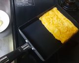 焦がしチーズでコーティングした卵焼き作り方13写真