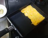 焦がしチーズでコーティングした卵焼き作り方10写真