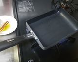 焦がしチーズでコーティングした卵焼き作り方6写真