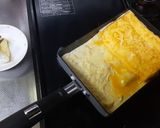 焦がしチーズでコーティングした卵焼き作り方14写真