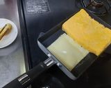 焦がしチーズでコーティングした卵焼き作り方18写真