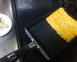 焦がしチーズでコーティングした卵焼き作り方17写真