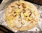 どこを切っても松茸たっぷり和風ピザ作り方2写真