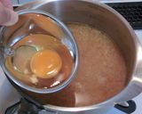 落とし卵の味噌汁☆作り方4写真