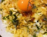 たまごごはん●やまかけ揚げ玉/天かす丼作り方2写真