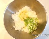 プリンクルパウダーで作る☆キムチ炒飯作り方1写真