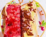 あっさりショコラいちごのトースト作り方9写真