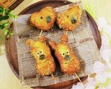 チーズドッグで簡単名犬チーズ/スヌーピー作り方5写真