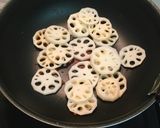 2倍濃縮めんつゆde絶品蓮根のきんぴら作り方3写真