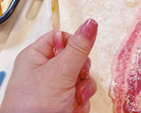 葉生姜の甘酢漬けの肉巻き　梨おろしソース作り方5写真