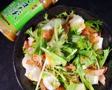 ベーコンと水菜の餅サラダ作り方5写真