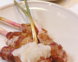 葉生姜の甘酢漬けの肉巻き　梨おろしソース作り方10写真
