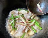 茗荷と豚バラの塩上湯炒め作り方3写真