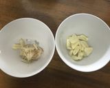 若鶏レバーのにんにく醤油漬と生姜醤油漬作り方1写真