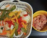簡単レンチン回鍋肉作り方1写真