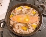 鮭ときのこの炊き込みご飯作り方8写真