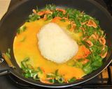 贅沢ランチ❤卵と桜海老で3色カラフル炒飯作り方4写真