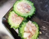 ゴーヤの肉詰め作り方3写真